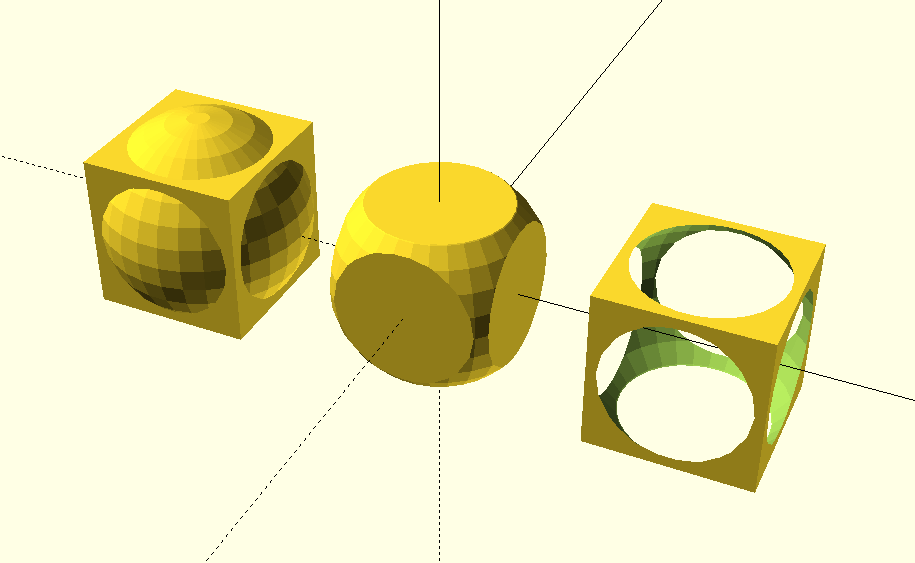 Image result for openscad intersection