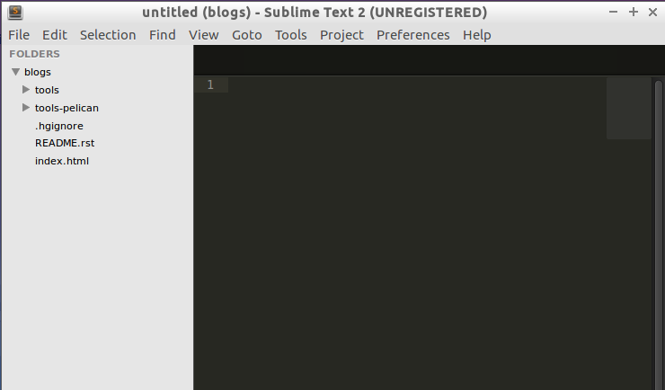 Projects in Sublime Text 2